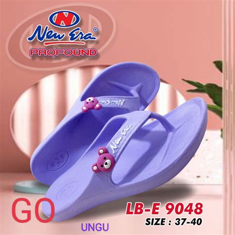 Jual Gos New Era Lb Sandal Jepit Wanita Polos Anti Slip Sandal