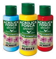 Pintura Acrílica Fosca Mate 60ml Acrilex El Rincon de Matta