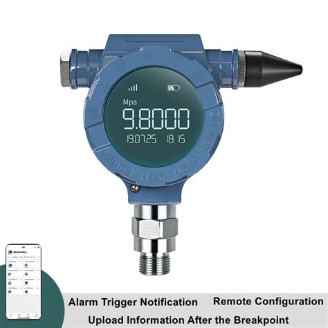 Wireless Pressure Transducer Explosion Proof Pressure Sensor With Iot Cloud Platform Pressure