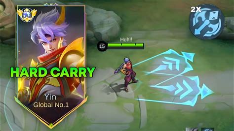 Global Yin Winrate Hard Carry Rank Game Yin Best Build Youtube