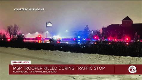 Michigan State Police Trooper Killed After Being Hit By Vehicle During