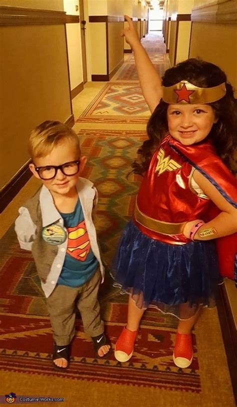 Clark Kent and Wonder Woman Costume | Creative DIY Costumes