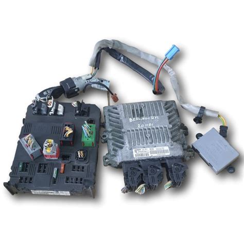 Ecu Engine Complete Start Kit Citroen Belingo Peugeot Partner Hdi