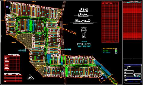 Residential Subdivision Map DWG Block For AutoCAD Designs CAD