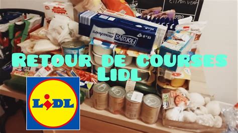 Retour De Courses Lidl YouTube