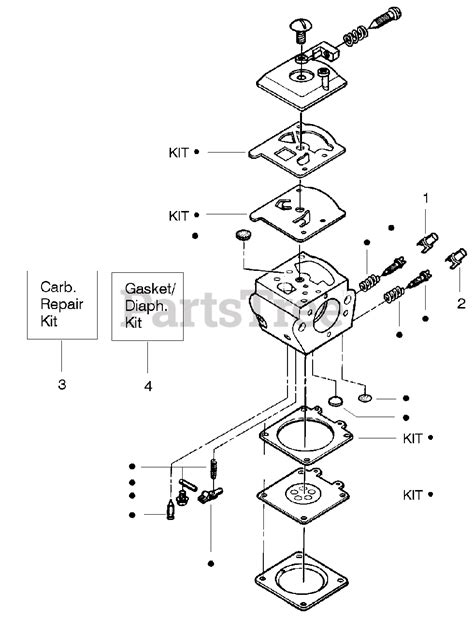 Poulan 2250 2450 2550 Poulan Woodmaster Chainsaw Type 5 2008 03 Carburetor Parts Lookup