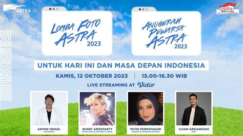 Talkshow Lomba Foto Astra Dan Anugerah Pewarta Astra 2023 Vidio