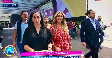 Erste Bilder Von Rocío Sánchez Azuara Bei Seiner Rückkehr Zum Tv Azteca