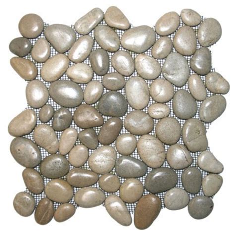 Hand Made Pebble Tile Glazed Bali Cloud 1 Sq Ft Use For Etsy