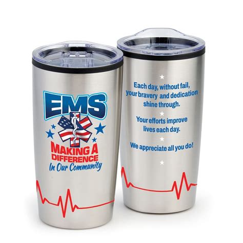 Ems Making A Difference In Our Community Teton Stainless Steel Tumbler