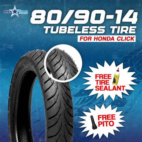 Mbp Star City Drive Tubeless Tire For Honda Click Motorcycle