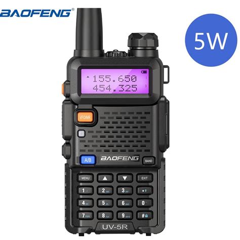 Baofeng UV 5R El Telsizi Profesyonel CB Radyo İstasyonu Alıcı Verici 5W