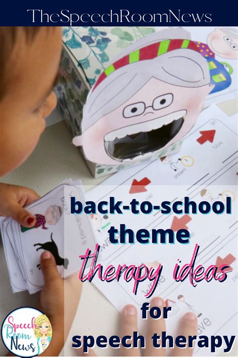 Back To School Theme Therapy Ideas For Speech Therapy Artofit