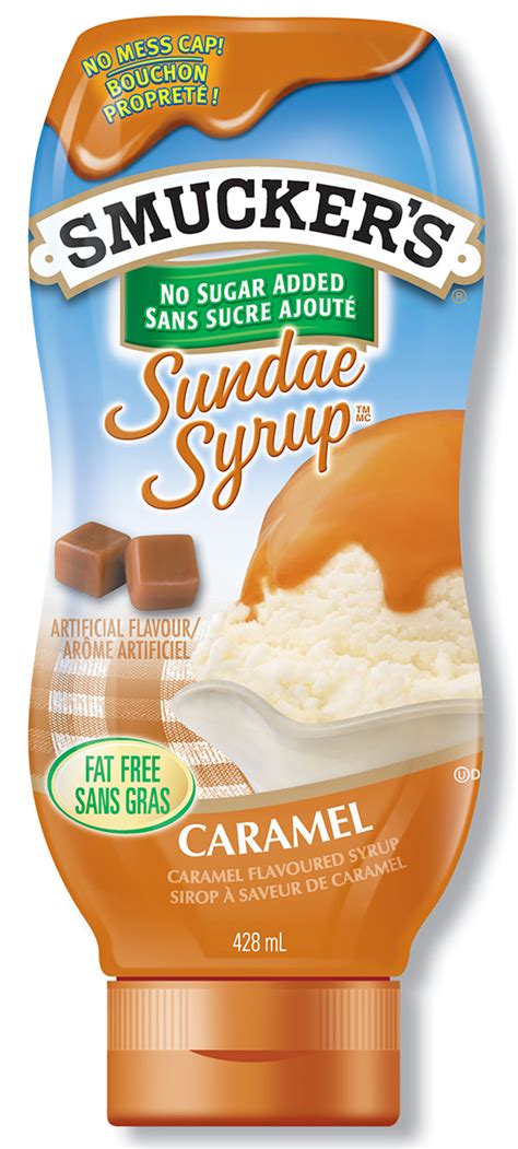 Smuckers® Sundae Syruptm No Sugar Added Caramel Flavoured Syrup