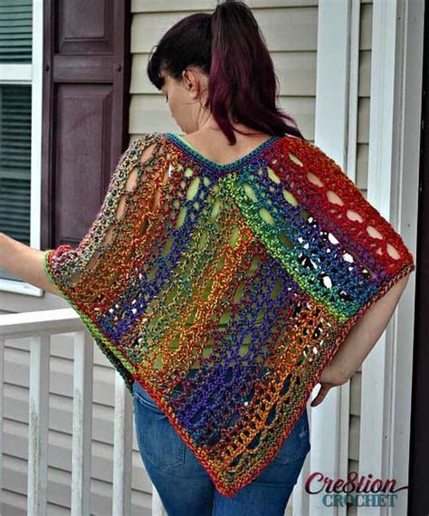 One Piece Poncho Crochet Pattern