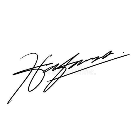 Letter H Abstract Signature Ideas Vector Illustration With Alpha