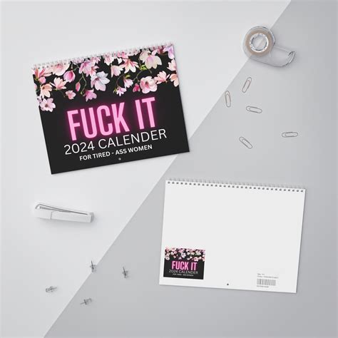 Adult Humor Calendar 2024 Swear Words Calendar Oh So Sweet