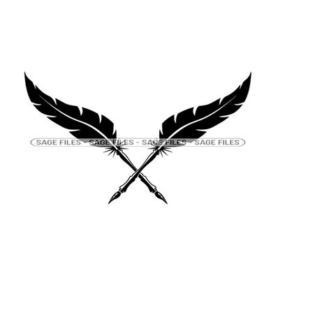 Quill 2 Svg Quill Pen Svg Feather Svg Writing Svg Quill Inspire