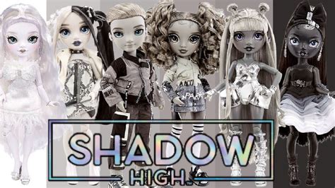 Shadow High Dolls Full Collection Rainbow High Vs Shadow High Youtube