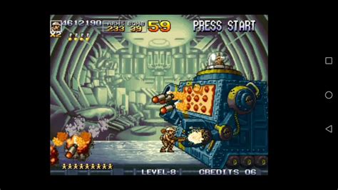 Metal Slug 4 Jefe 6 Boss 6 Amadeus Level 8 Parte 1 Youtube