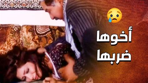 جن جنانه وراح ضربها بعد ماسمع انو اخته عم تحكي مع الدبور فوق السطح