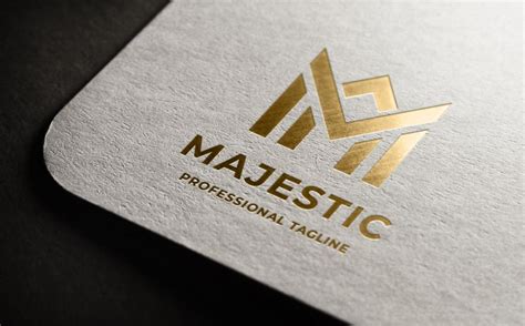 Majestic Logo Template - Шаблон логотипа на тему графика