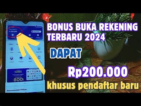 Dapat Bonus Buka Rek Baru Event Bank Digital Terbaru