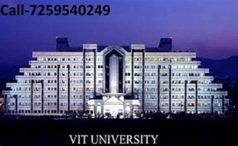 Vit Vellore Direct Admission In Vellore Institute Of Technology 2024 At