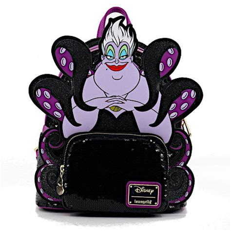 Exclusive Drop Loungefly Disney Villains Ursula Sequin Cosplay Mini B Lf Lounge Vip