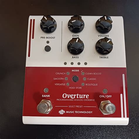 Rjm Overture Programmable Analog Overdrive Reverb