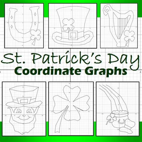 St Patrick S Day Coordinate Graphing Activities The Big Bundle