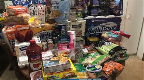 Weekly Prepping Haul Grocery Haul Keep Adding A Few Items To Your