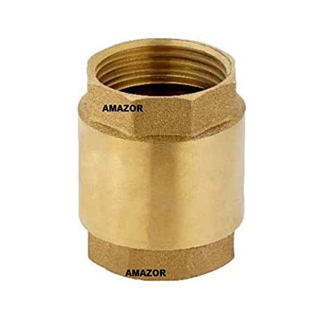 AMAZOR Brass Non Return Valve 1 Inch Yellow Amazon In Home Kitchen