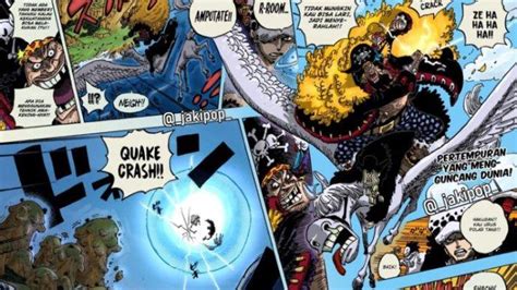 Sengit Pertarungan Law Dan Kurohige Spoiler One Piece Chapter