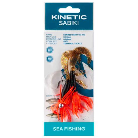 Kinetic Sabiki Loaded Skirt Uv Torsk Sej Og Lange Forfang