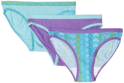 Hanes Classic Girls Stretch Cotton Bikini With ComfortSoft Waistband