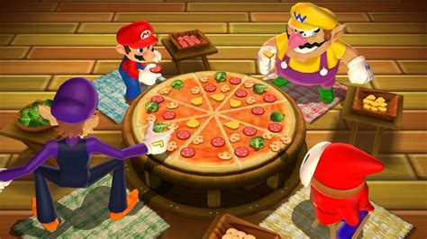 Mario Party Garden Battle Minigames Mario Vs Wario Vs Waluigi Vs