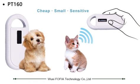 Pet Identification RFID Microchip Scanner For Dog / Cat , Handheld RFID Scanner