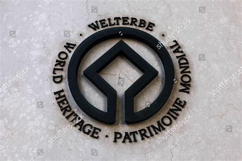 Unesco World Heritage Emblem Seen Town Editorial Stock Photo Stock