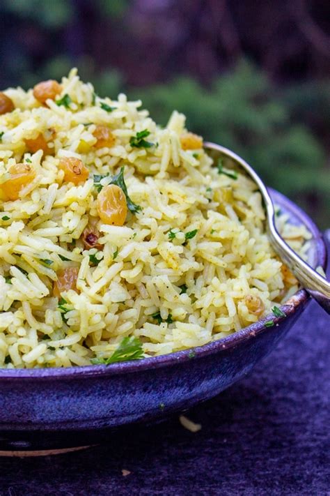 Easy Curried Rice With Raisins Two Kooks In The Kitchen