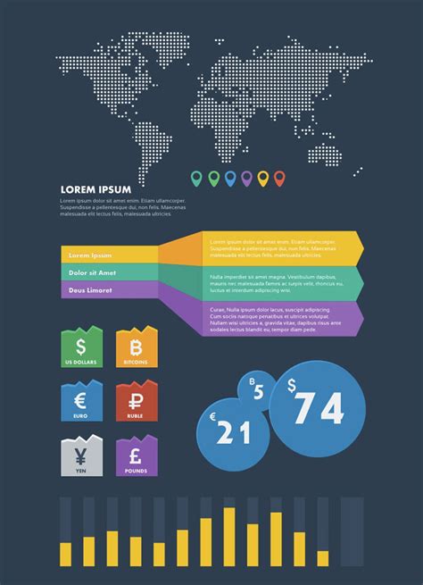 30 Free Vectors to Design Your Own Infographic 인포그래픽 템플릿 지도