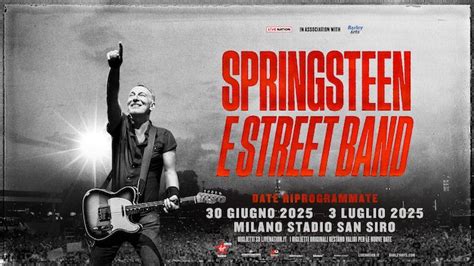 Rinviate Le Date Italiane Del Tour Di Bruce Springsteen And The E