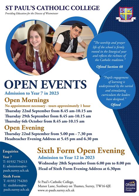 St Paul's Sixth Form Open... - St Paul's Catholic College