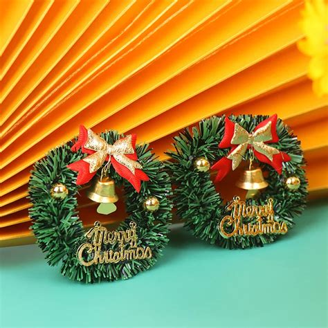 1 12 1 6 Dollhouse Miniature Christmas Garland Wreath Model 6cm For