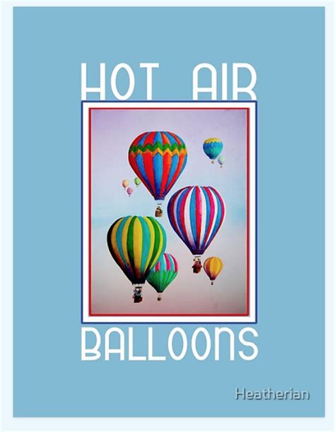 Hot Air Balloons Poster In 2022 Air Balloon Balloons Hot Air Balloon