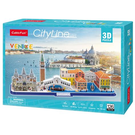 Puzzle 3D City Line Venecia National Geographic Recunchos Didácticos