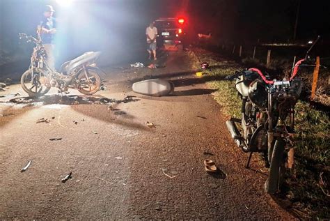 Dois Motociclistas Batem De Frente E Morrem Na Rodovia Ms