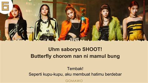 ITZY SHOOT EASY LYRICS INDO SUB By GOMAWO YouTube