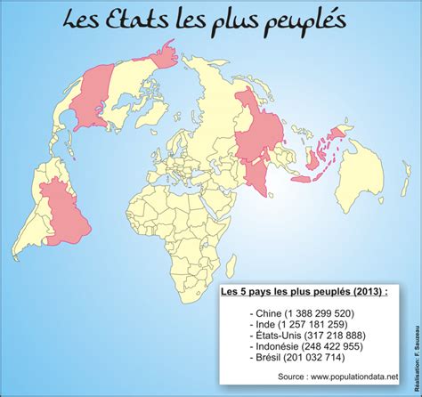 Carte Des 10 Pays Les Plus Peuplés Du Monde My blog