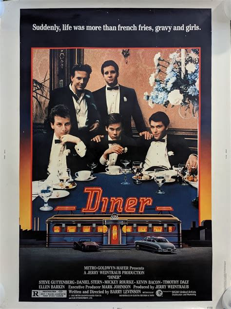 Diner 1982 Original 30x40 Movie Poster - Etsy